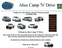 Tablet Screenshot of alicecampndrive.com